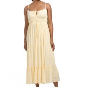 Japna Yellow Maxi Dress